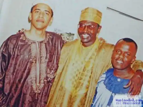 Rare Photo Of Obama And His Step Brother Malik During His Trip To Kenya In 1988 (Photo)